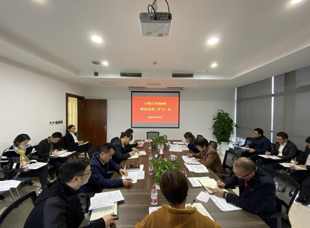 川瑞公司召开2020年第6次纪委（扩大）会